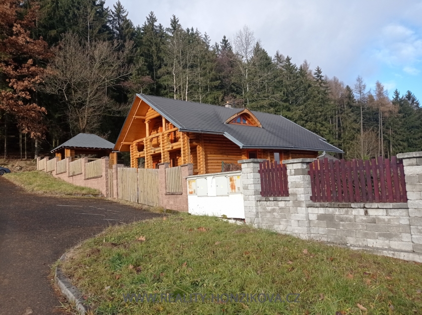 Prodej, srubového rodinného domu, Mochtín - Srbice, okres Klatovy