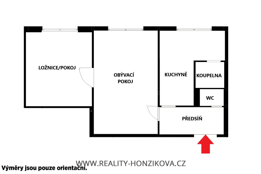 Prodej, byt 2+1, 56m2, ul. Smrková, Plzeň - město