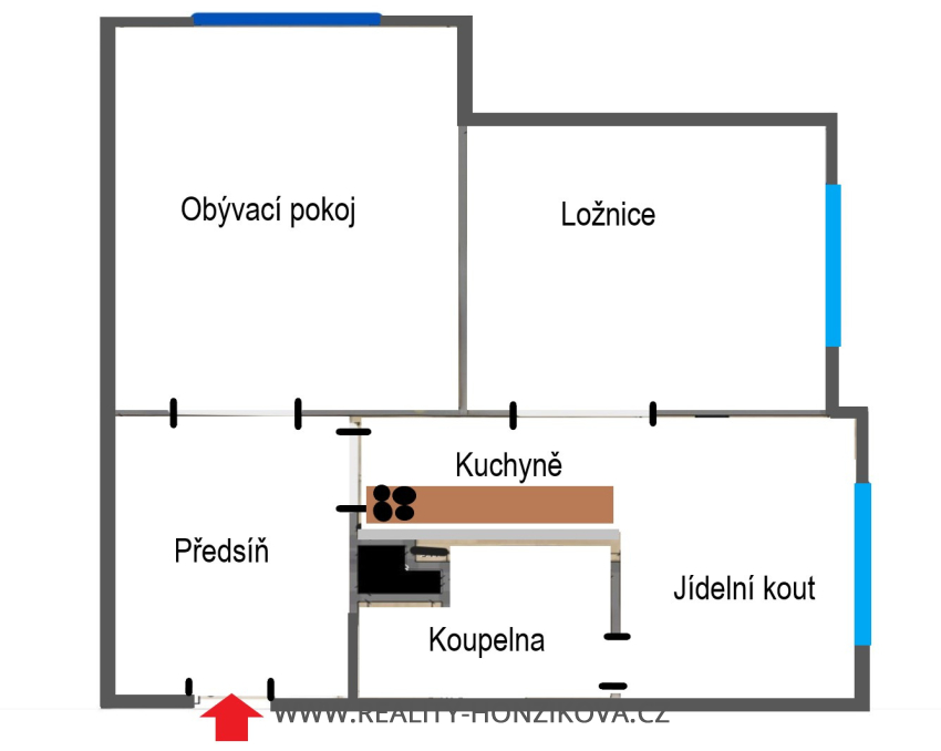 Prodej, byt 2+1, ul. Krajní, Plzeň - město