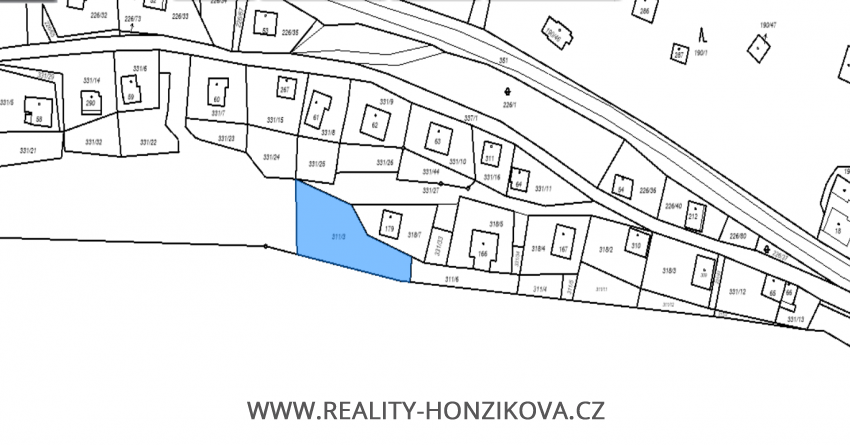 Prodej, pozemky k rekreaci, 709m2, Butov u Stříbra, okres Tachov